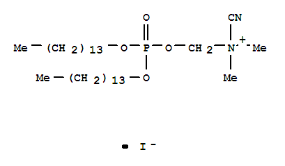 219789-82-9  Methanaminium,1-[[bis(tetradecyloxy)phosphinyl]oxy]-N-cyano-N,N-dimethyl-, iodide (1:1)