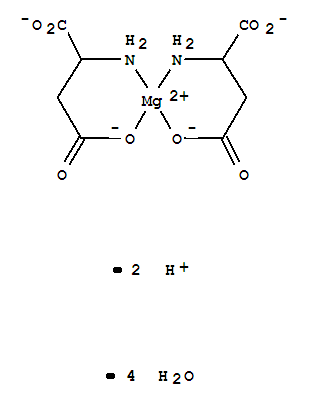 21987-35-9  Magnesate(2-),bis[L-aspartato(2-)-kN,kO4]-, dihydrogen, tetrahydrate,(T-4)- (9CI)