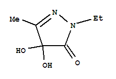 221325-61-7  3H-Pyrazol-3-one,2-ethyl-2,4-dihydro-4,4-dihydroxy-5-methyl-