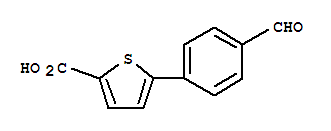 222180-26-9  2-Thiophenecarboxylicacid, 5-(4-formylphenyl)-