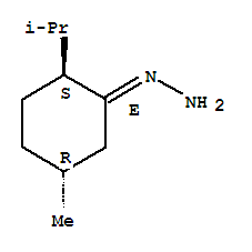 222313-65-7  Cyclohexanone,5-methyl-2-(1-methylethyl)-, hydrazone, (1E,2R,5S)-rel-