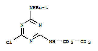 222986-60-9  1,3,5-Triazine-2,4-diamine,6-chloro-N-(1,1-dimethylethyl)-N'-(ethyl-d5)- (9CI)