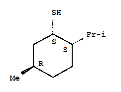 223653-15-4  Cyclohexanethiol,5-methyl-2-(1-methylethyl)-, (1R,2R,5S)-rel-