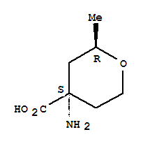 224560-54-7  2H-Pyran-4-carboxylicacid, 4-aminotetrahydro-2-methyl-, (2R,4S)-rel-