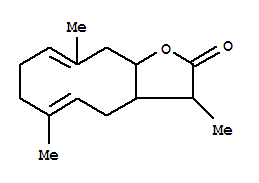 22617-76-1  Cyclodeca[b]furan-2(3H)-one,3a,4,7,8,11,11a-hexahydro-3,6,10-trimethyl-, (3S,3aR,5E,9E,11aR)- (9CI)