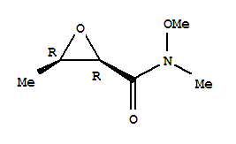 226566-30-9  2-Oxiranecarboxamide,N-methoxy-N,3-dimethyl-, (2R,3R)- 226566-30-9  2-Oxiranecarboxamide,N-methoxy-N,3-dimethyl-, (2R,3R)-