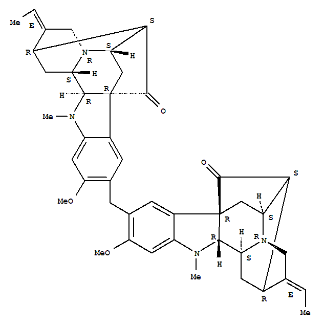 226994-19-0  Ajmalan-17-one,10,10'-methylenebis[19,20-didehydro-11-methoxy-, (19E)-(19'E)- (9CI)