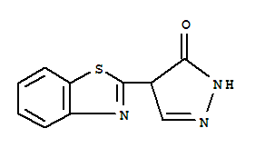 227178-06-5  3H-Pyrazol-3-one,4-(2-benzothiazolyl)-2,4-dihydro-