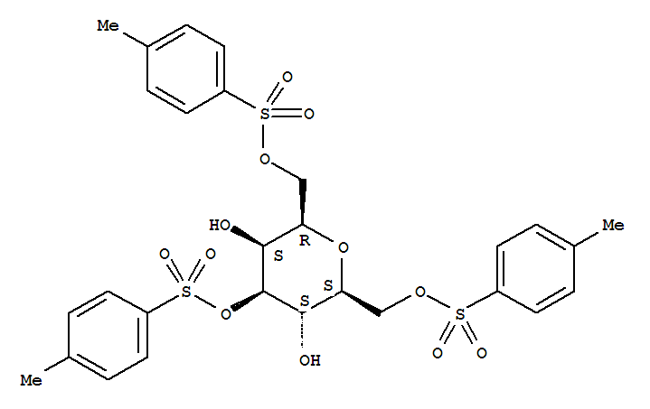 228115-85-3  L-glycero-L-galacto-Heptitol,2,6-anhydro-, 1,4,7-tris(4-methylbenzenesulfonate)