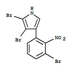23305-91-1  1H-Pyrrole,2,3-dibromo-4-(3-bromo-2-nitrophenyl)-