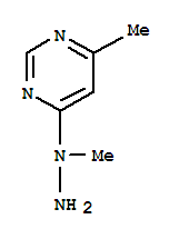 23372-26-1  Pyrimidine,4-methyl-6-(1-methylhydrazinyl)-