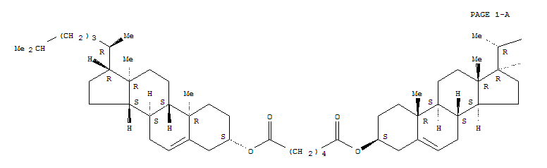 23394-15-2  Cholest-5-en-3-ol (3b)-, hexanedioate (2:1)