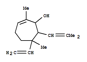 23756-41-4  2-Cyclohepten-1-ol,6-ethenyl-2,6-dimethyl-7-(2-methyl-1-propenyl)- (9CI)