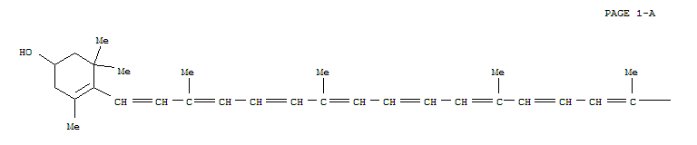 23939-69-7  8,10,12,14,16,18,20,22,24-Pentacosanonaene-2,7-dione,25-(4-hydroxy-2,6,6-trimethyl-1-cyclohexen-1-yl)-6,6,10,14,19,23-hexamethyl-(8CI,9CI)