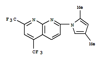 241488-27-7  1,8-Naphthyridine,7-(2,4-dimethyl-1H-pyrrol-1-yl)-2,4-bis(trifluoromethyl)-