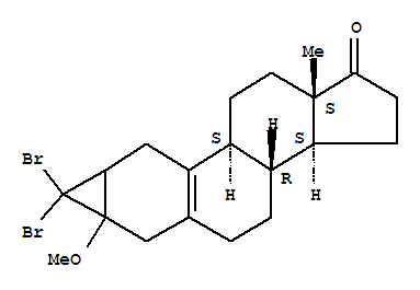 2446-17-5  3'H-Cycloprop[2,3]estra-2,5(10)-dien-17-one,3',3'-dibromo-2,3-dihydro-3-methoxy- (8CI)