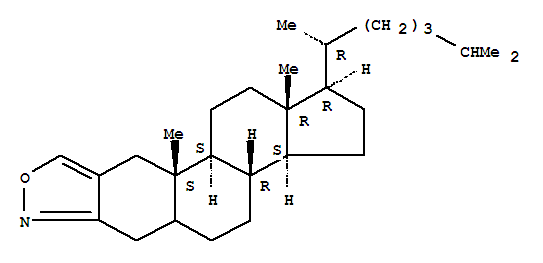 24479-57-0  Cholestano[3,2-c]isoxazole(8CI,9CI)