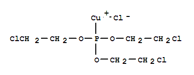 24484-01-3  Copper,chloro[tris(2-chloroethyl) phosphite-P]- (9CI)