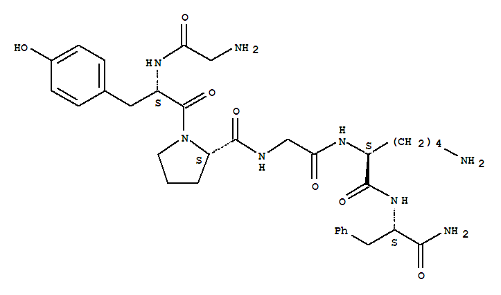 245443-52-1  L-Phenylalaninamide,glycyl-L-tyrosyl-L-prolylglycyl-L-lysyl-