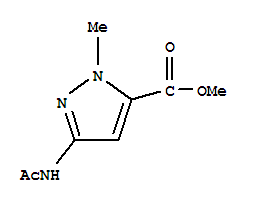 245467-35-0  1H-Pyrazole-5-carboxylicacid, 3-(acetylamino)-1-methyl-, methyl ester