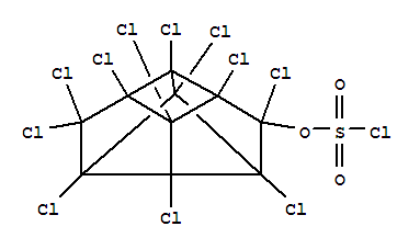 24567-64-4  Chlorosulfuric acid,1,1a,2,3,3a,4,5,5,5a,5b,6-undecachlorooctahydro-1,3,4-metheno-1H-cyclobuta[cd]pentalen-2-ylester (8CI,9CI)