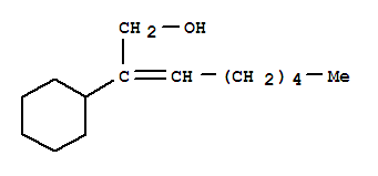 24880-18-0  Cyclohexaneethanol, b-hexylidene-