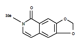 24880-42-0  1,3-Dioxolo[4,5-g]isoquinolin-5(6H)-one,6-methyl-