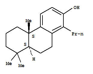 250720-24-2  2-Phenanthrenol,4b,5,6,7,8,8a,9,10-octahydro-4b,8,8-trimethyl-1-propyl-, (4bS,8aS)- 250720-24-2  2-Phenanthrenol,4b,5,6,7,8,8a,9,10-octahydro-4b,8,8-trimethyl-1-propyl-, (4bS,8aS)-