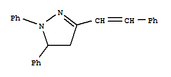 2515-62-0  1H-Pyrazole, 4,5-dihydro-1,5-diphenyl-3-(2-phenylethenyl)-