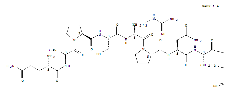 251634-21-6  L-Proline,L-glutaminyl-L-valyl-L-prolyl-L-seryl-L-arginyl-L-prolyl-L-asparaginyl-L-arginyl-L-alanyl-