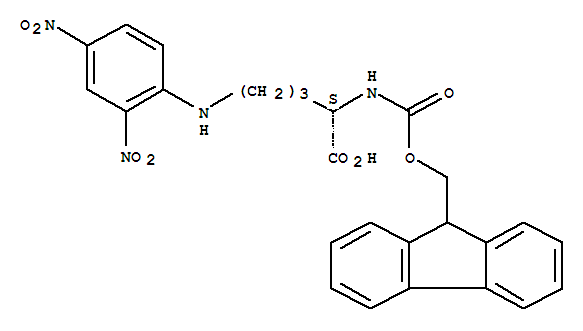 252049-04-0  L-Ornithine,N5-(2,4-dinitrophenyl)-N2-[(9H-fluoren-9-ylmethoxy)carbonyl]-