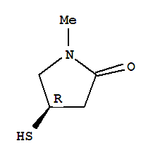 252642-40-3  2-Pyrrolidinone,4-mercapto-1-methyl-, (4R)- 252642-40-3  2-Pyrrolidinone,4-mercapto-1-methyl-, (4R)-
