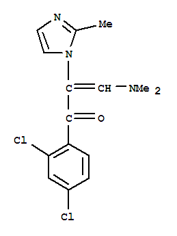 252954-64-6  2-Propen-1-one,1-(2,4-dichlorophenyl)-3-(dimethylamino)-2-(2-methyl-1H-imidazol-1-yl)- 252954-64-6  2-Propen-1-one,1-(2,4-dichlorophenyl)-3-(dimethylamino)-2-(2-methyl-1H-imidazol-1-yl)-