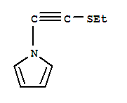 254987-13-8  1H-Pyrrole,1-[2-(ethylthio)ethynyl]-