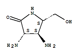 256451-17-9  2-Pyrrolidinone,3,4-diamino-5-(hydroxymethyl)-, (3S,4S,5S)- 256451-17-9  2-Pyrrolidinone,3,4-diamino-5-(hydroxymethyl)-, (3S,4S,5S)-