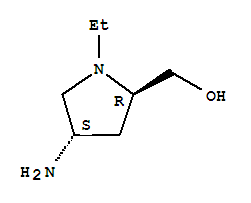 256464-76-3  2-Pyrrolidinemethanol,4-amino-1-ethyl-, (2R,4S)- 256464-76-3  2-Pyrrolidinemethanol,4-amino-1-ethyl-, (2R,4S)-