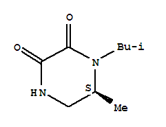 256663-79-3  2,3-Piperazinedione,6-methyl-1-(2-methylpropyl)-, (6S)- 256663-79-3  2,3-Piperazinedione,6-methyl-1-(2-methylpropyl)-, (6S)-