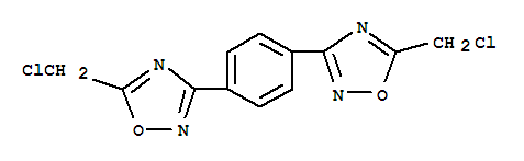257880-89-0  1,2,4-Oxadiazole,3,3'-(1,4-phenylene)bis[5-(chloromethyl)-