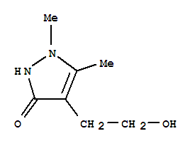 258281-03-7  3H-Pyrazol-3-one,1,2-dihydro-4-(2-hydroxyethyl)-1,5-dimethyl-