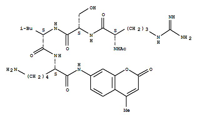 259176-76-6  L-Lysinamide,N2-acetyl-L-arginyl-L-seryl-L-leucyl-N-(4-methyl-2-oxo-2H-1-benzopyran-7-yl)-(9CI)