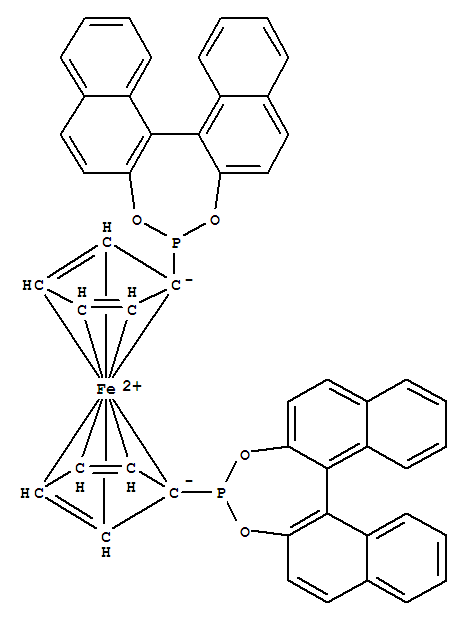 260395-56-0  Ferrocene,1,1'-bis[(11bS)-dinaphtho[2,1-d:1',2'-f][1,3,2]dioxaphosphepin-4-yl]- (9CI)