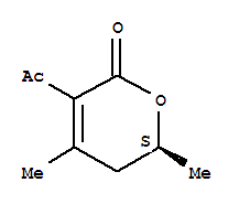 261178-61-4  2H-Pyran-2-one,3-acetyl-5,6-dihydro-4,6-dimethyl-, (6S)-