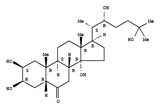 26152-93-2  Cholestan-6-one,2,3,14,22,25-pentahydroxy-, (2b,3b,5b,22R)- (9CI)
