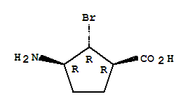 262280-29-5  Cyclopentanecarboxylicacid, 3-amino-2-bromo-, (1R,2R,3R)-rel-