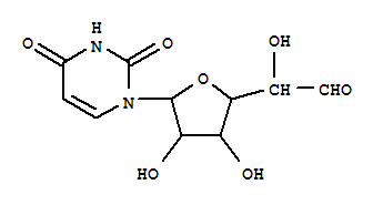 26364-37-4  Hexodialdo-1,4-furanose,1-deoxy-1-(3,4-dihydro-2,4-dioxo-1(2H)-pyrimidinyl)- (9CI)