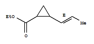 263772-24-3  Cyclopropanecarboxylicacid, 2-(1E)-1-propen-1-yl-, ethyl ester