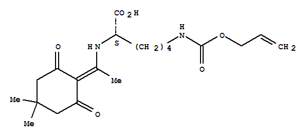 264230-73-1  L-Lysine,N2-[1-(4,4-dimethyl-2,6-dioxocyclohexylidene)ethyl]-N6-[(2-propen-1-yloxy)carbonyl]-