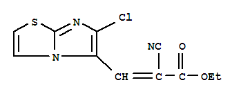 265307-86-6  2-Propenoic acid,3-(6-chloroimidazo[2,1-b]thiazol-5-yl)-2-cyano-, ethyl ester