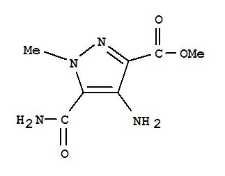 265663-74-9  1H-Pyrazole-3-carboxylicacid, 4-amino-5-(aminocarbonyl)-1-methyl-, methyl ester