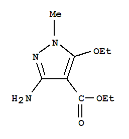 265664-21-9  1H-Pyrazole-4-carboxylicacid, 3-amino-5-ethoxy-1-methyl-, ethyl ester